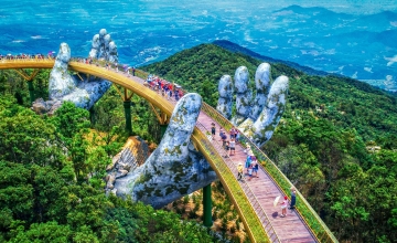 Cầu Vàng-Đà Nẵng, top 100 điểm đến tuyệt vời nhất của thế giới