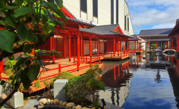 Vé công viên nước Mikazuki Water Park 365 ăn buffet tắm Onsen